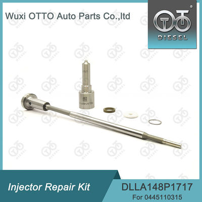 0445110315 Injektor Reparatur-Kit mit DLLA148P1717 Düse und F00VC01329 Steuerventil.