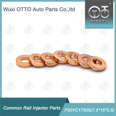 High-speed Steel Common Rail Injector Copper Washer F00VC17505 Shim 7.5×15×2.5mm ISO9001 Certified