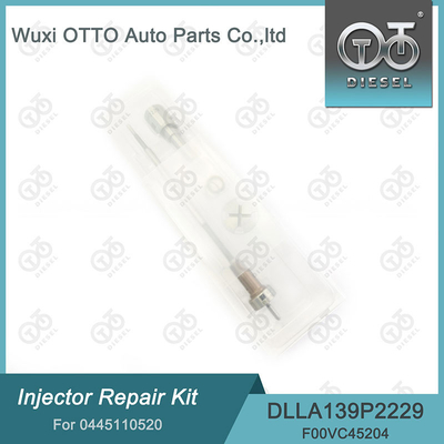 0445110520 Bosch Injektor Reparatur-Kit mit Düse DLLA139P2229 und Ventil F00VC45204