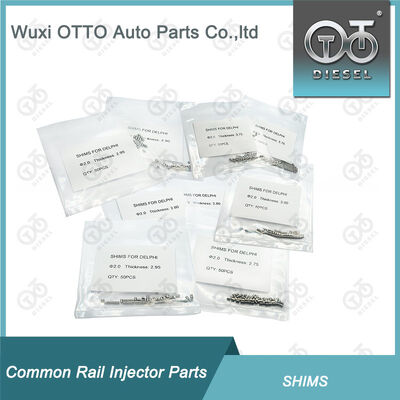 Common Rail Einspritzdüsen-Shimsatz Φ2.0 Reparatur-Einstellscheiben 2,70-3,40mm (0,05mm) 3,65-3,95mm (0,05mm), 50 Stück/Beutel