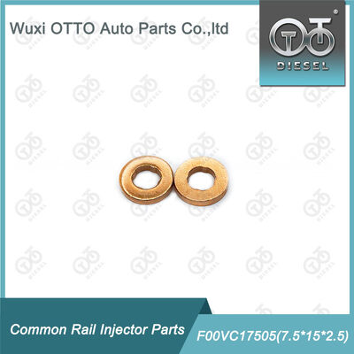 High-speed Steel Common Rail Injector Copper Washer F00VC17505 Shim 7.5×15×2.5mm ISO9001 Certified
