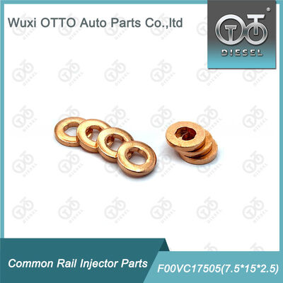 High-speed Steel Common Rail Injector Copper Washer F00VC17505 Shim 7.5×15×2.5mm ISO9001 Certified