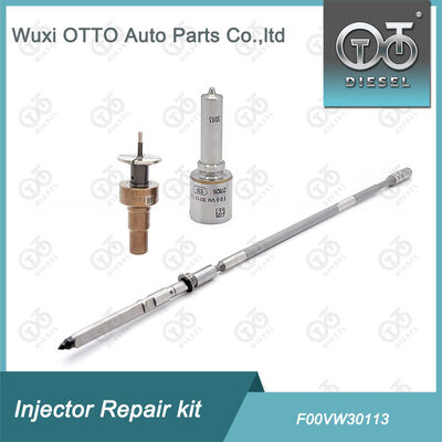 Common-Rail-Injektor-Reparatursatz F00VW30113 inklusive Ventilkappe T614 für Injektor 0445110583/584/338002F610